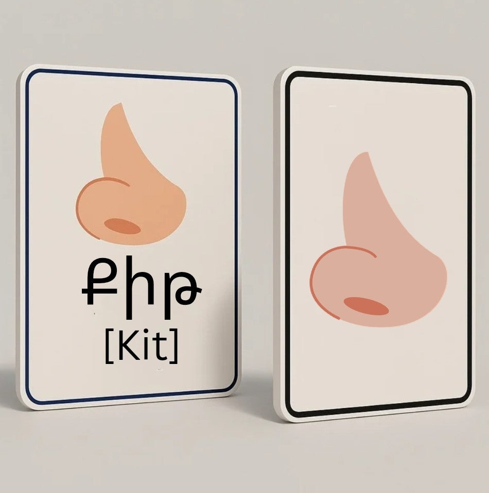 Armenian Flashcards (Armenian Alphabet & Body Parts) 50 cards per pack